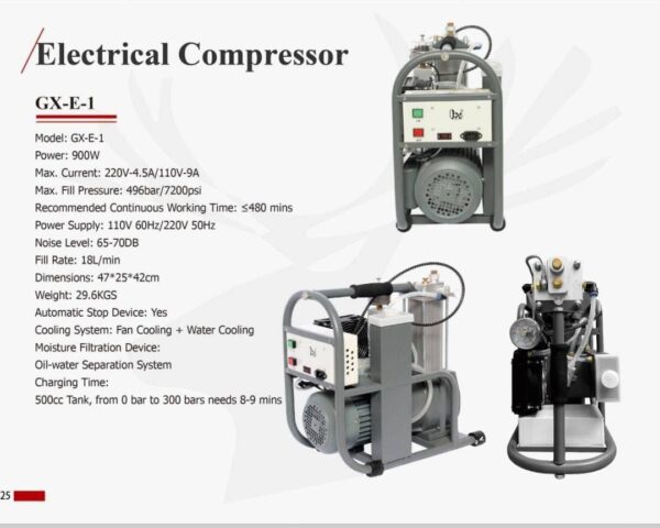 کمپرسور جی ایکس E-1 GX ای یک