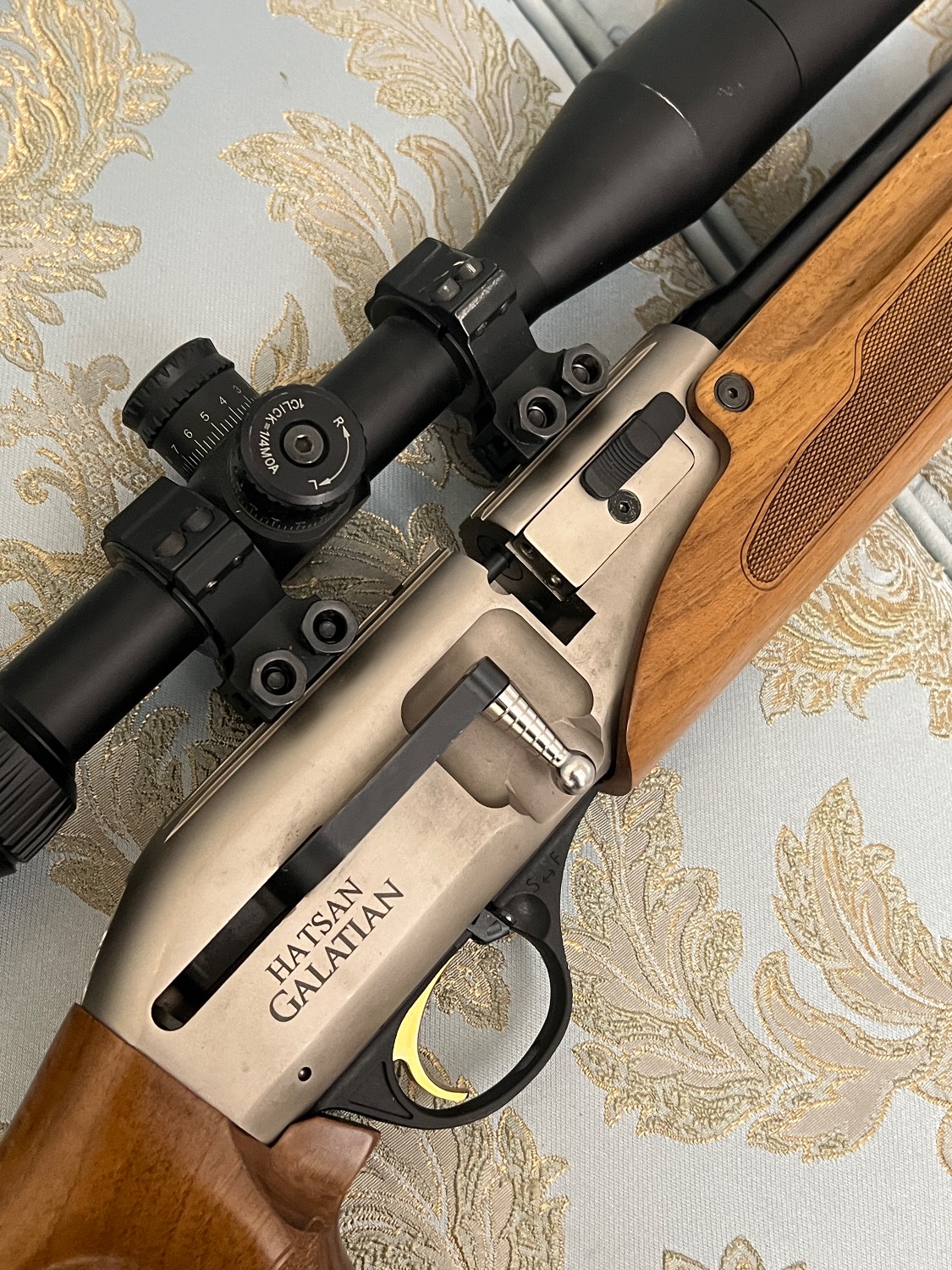 دوربین و ماشه تفنگ PCP